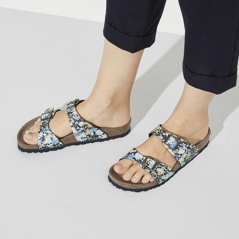 Birkenstock Sydney Vegan Birko Flor Sandaler Dame Flerfarvede | DK 362GSO